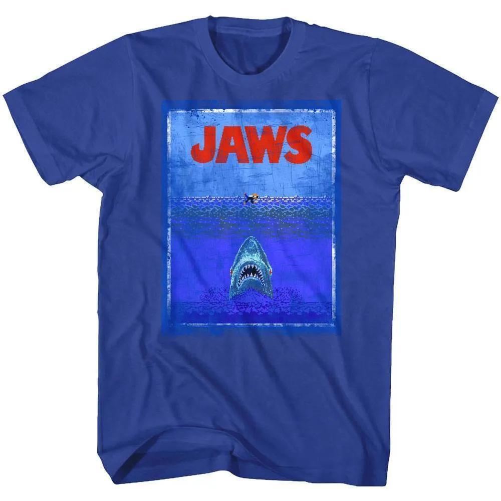 Jaws 8Bit Shark Terror Unisex T Shirt